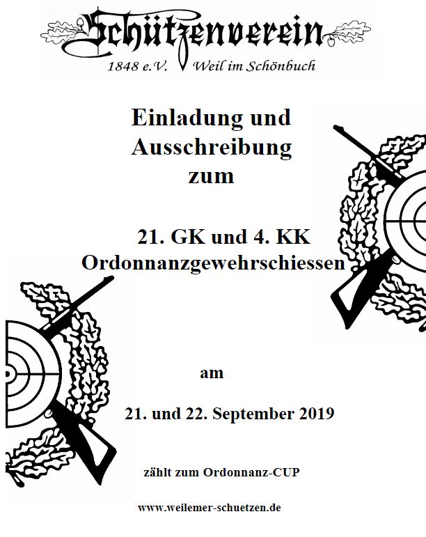 Ausschreibung Ordonnanz 2019